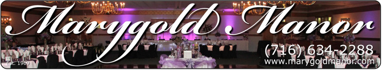 Buffalo Wedding Reception Venue, Marygold Manor :: (716) 634-2288
